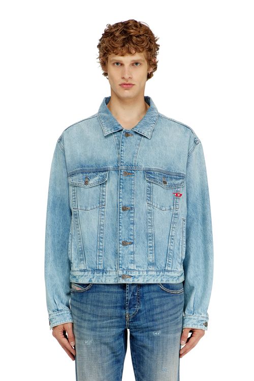 Trucker jacket in denim - Denim Jackets - Unisex - Blue
