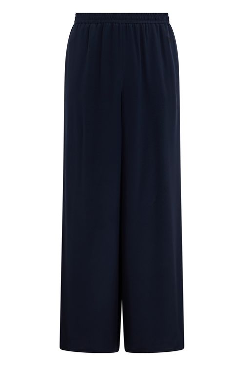 Loose Silk Pants with Drawstring Waist