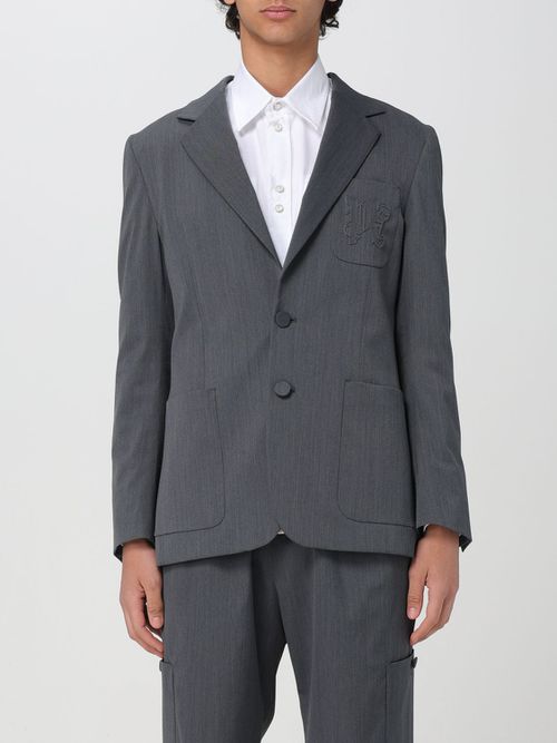 Blazer Men color Grey