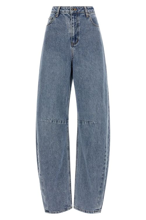'Blue Barrel Leg' Jeans