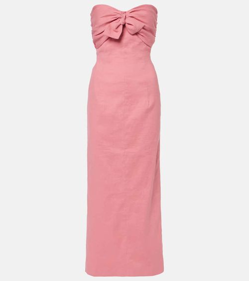 Rahel linen and cotton-blend maxi dress