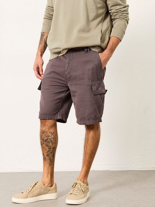 FatFace Brecon Dark Grey Garment Dye Cargo Shorts