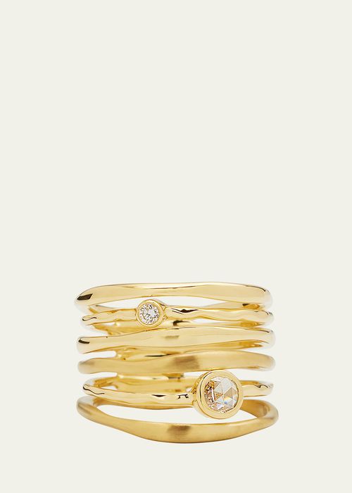 Movie Star Ring in 18K Gold with Diamonds