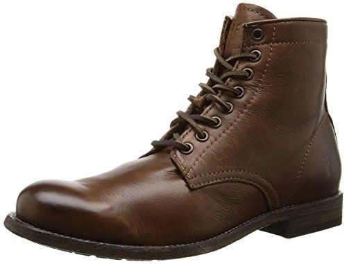 Frye Tyler Lace Up Boots for Men Crafted from Soft Vintage Leather with Blake Construction