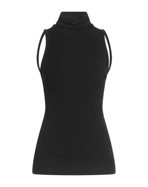 Alysi Woman Top Black Size 2 Virgin Wool