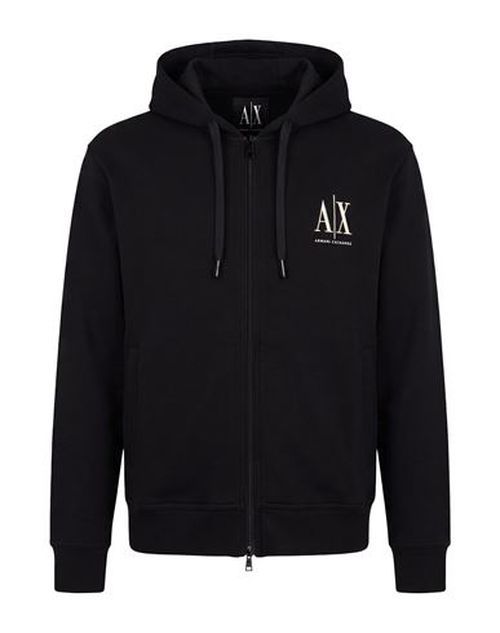 Man Sweatshirt Black Size S Cotton, Polyester, Elastane