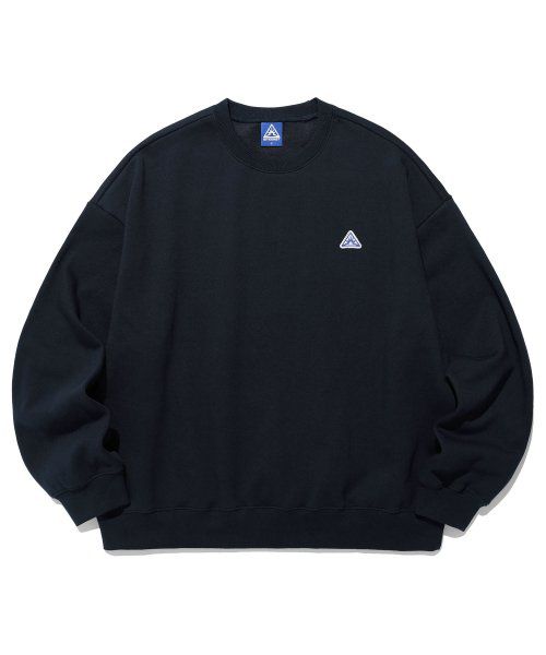 Sunrise Logo Patch Sweatshirt_Navy