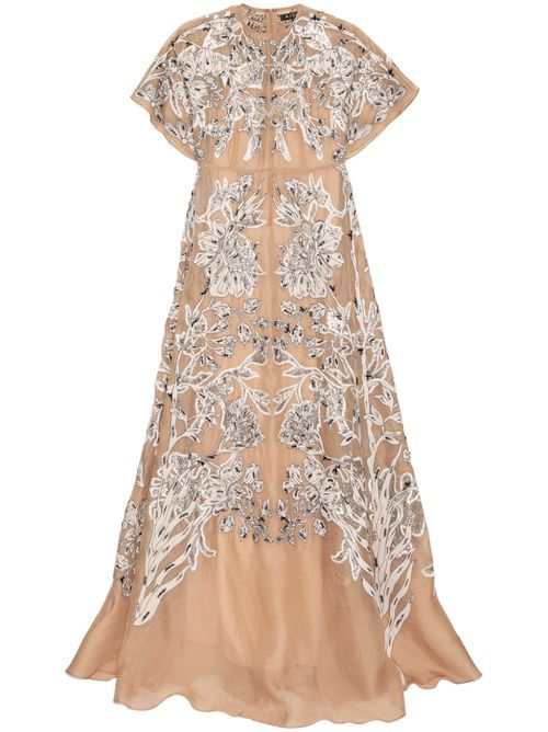 Long empire dress - Neutrals