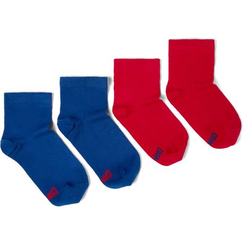 CAMPER Sox Socks - Unisex Socks - Red,Blue, size L, Cotton fabric