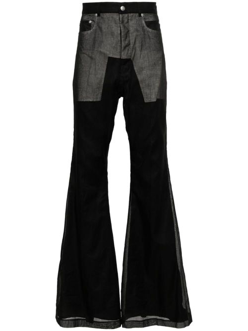 Lido bolan bootcut trousers - Black