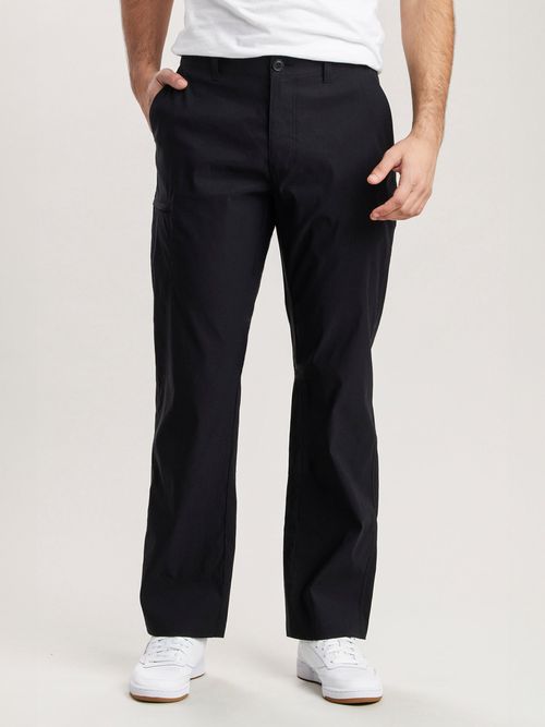 Men's Rainier Travel Chino Tech Expandable Waist Pants by UNIONBAY, Black