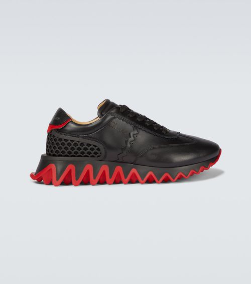 Loubishark leather sneakers