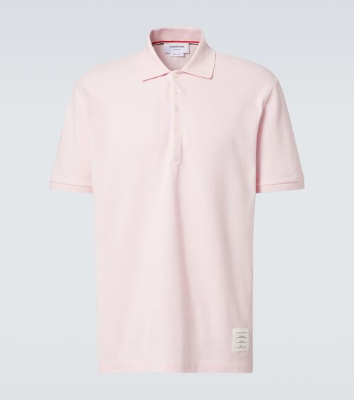 4-Bar cotton polo shirt