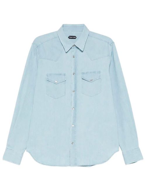 Denim Chambray Western Shirt