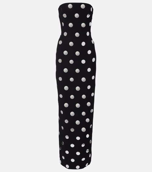 Polka-dot gown