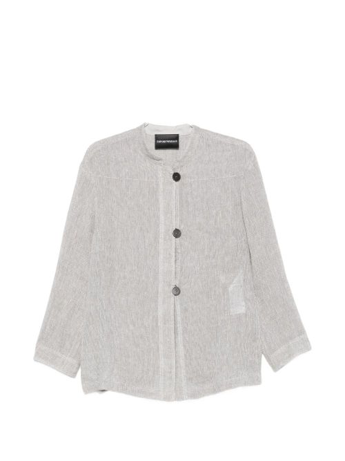 Linen buttoned jacket