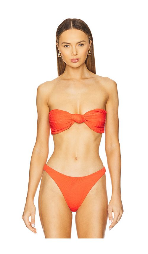 F E L L A Hunter Bikini Top in Red. -  S also in L