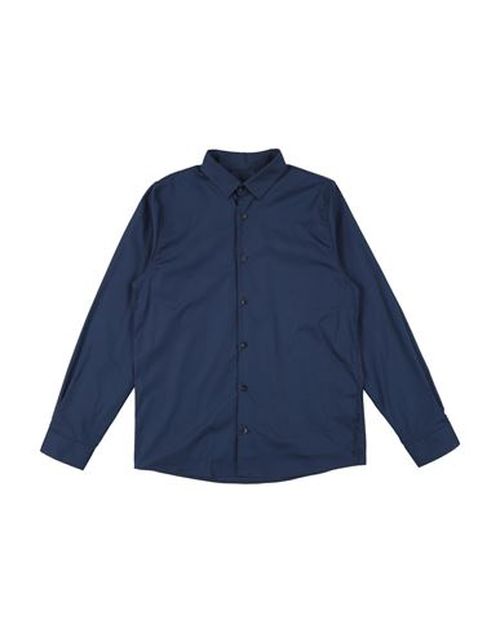 Kid Boy Shirt Navy Size 18 Cotton, Elastane