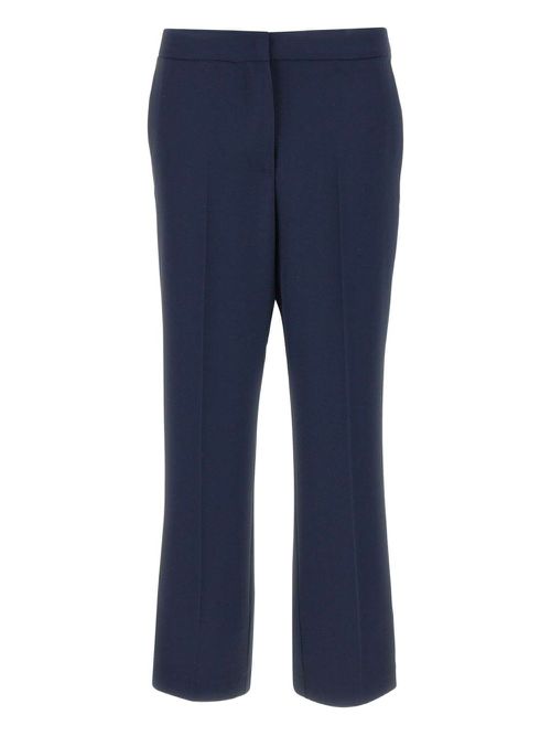 Tailored straight-leg trousers - Blue
