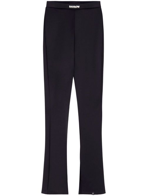 Elasticated logo leggings - Black