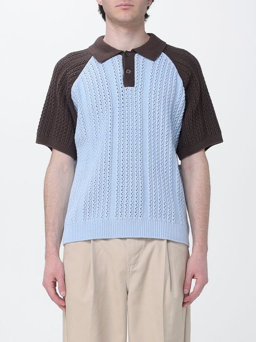 Polo Shirt Men color Sky Blue