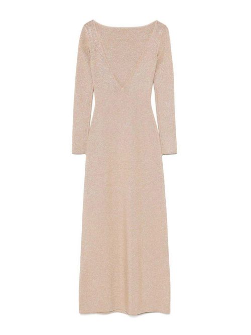 Slim-Fit Viscose And Lurex Dress By