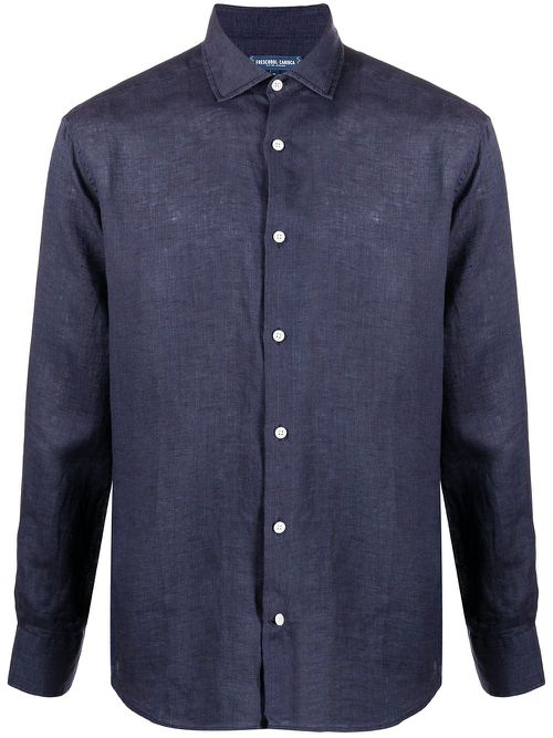 Classic linen shirt - Blue