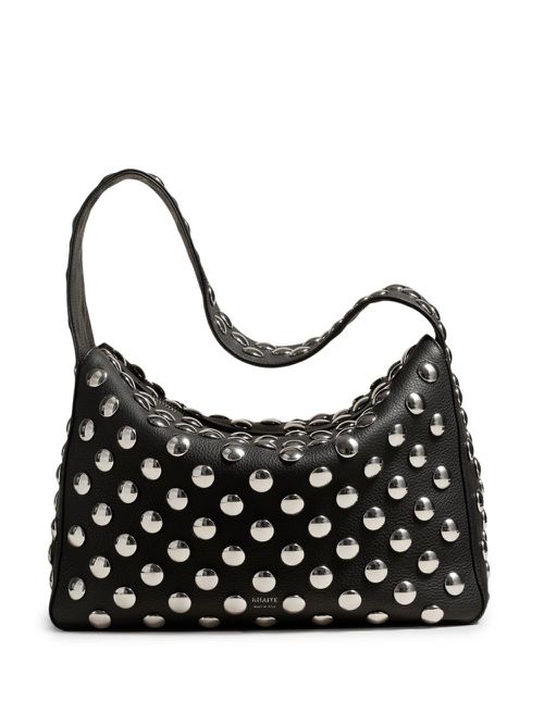 Elena studded shoulder bag - Black