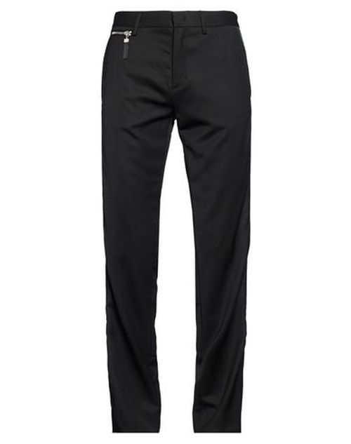 Man Pants Black Size 31 Virgin Wool, Polyester, Elastane