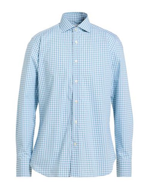 Man Shirt Azure Size 15 ¾ Cotton