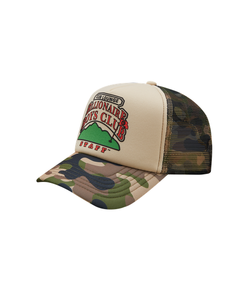 Country Lounge Camo Trucker Cap - Camo