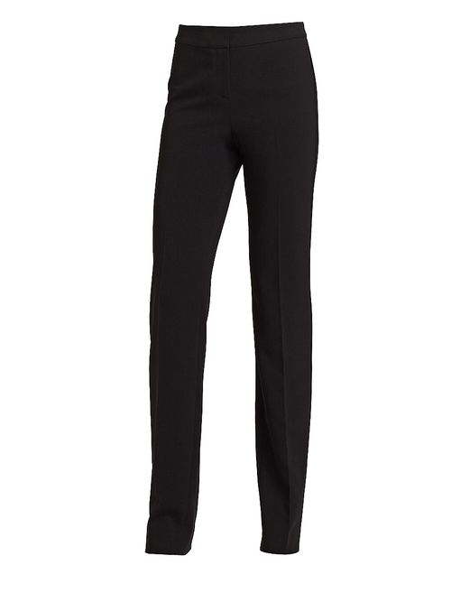 Women's Crepe Marocain Diana Pants - Caviar