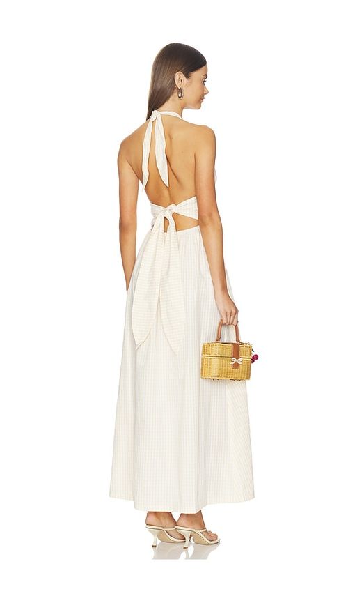 FAITHFULL Lido Maxi Dress in Lemon. XL. Also in L