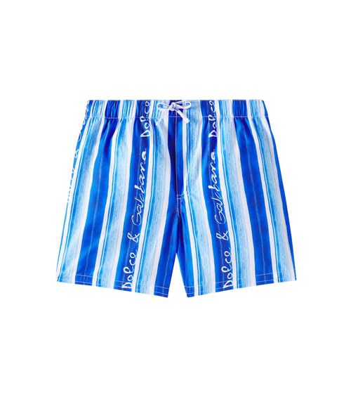 Printed swim trunks