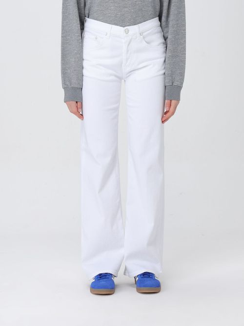 Jeans Woman color White
