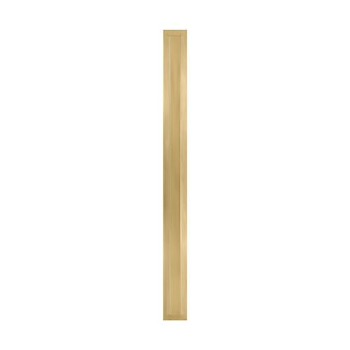 Natural Brass LED Outdoor Wall Mount from the Aspen Collection