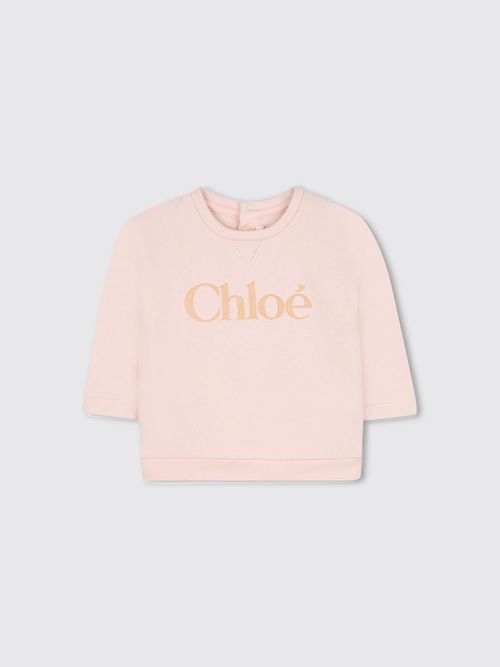 Sweater CHLOÉ Kids color Pink