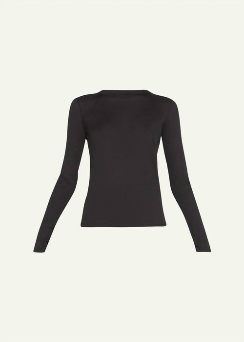 Essential Crew Neck Tee In Black