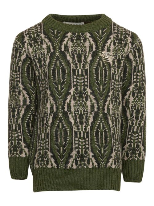 Jacquard jumper - Green