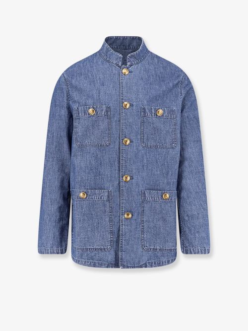 Denim Sahariana Jacket — Blue