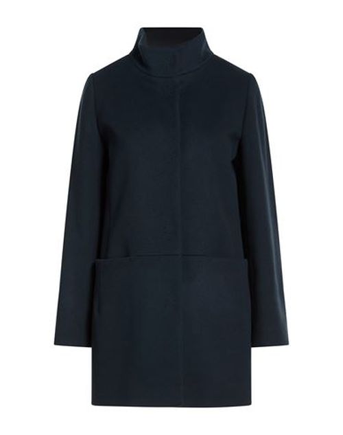 Icons Woman Coat Navy Size 14 Wool, Polyamide, Cashmere