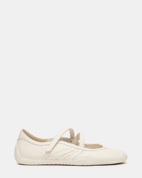 Steve Madden Women's Pulse Ballet Sneakers - Bone - - Leather
