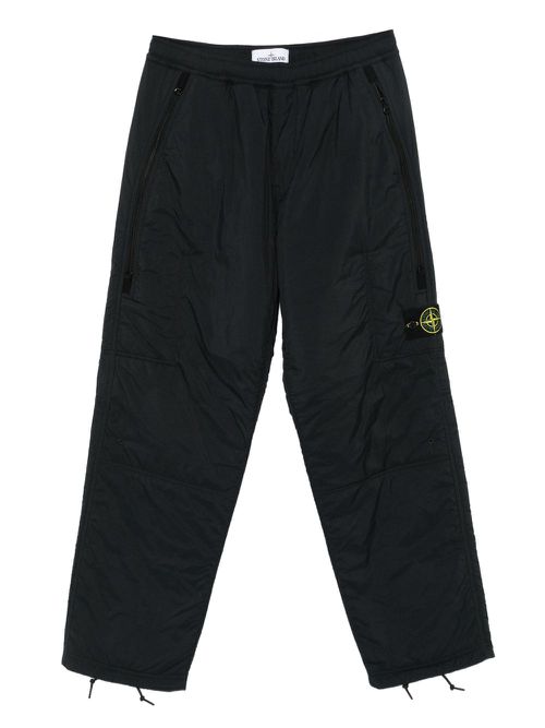 Zip-pocket trousers - Black