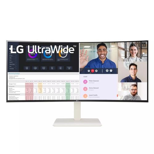 " UltraWide™ Curved Monitor with WQHD Nano IPS Display with VESA DisplayHDR 600 and 144Hz Refresh Rate, White