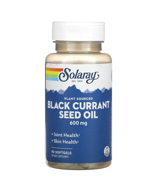 Black Currant Seed Oil 600 mg - 90 Softgels - Assorted Pre-pack (See Table 9