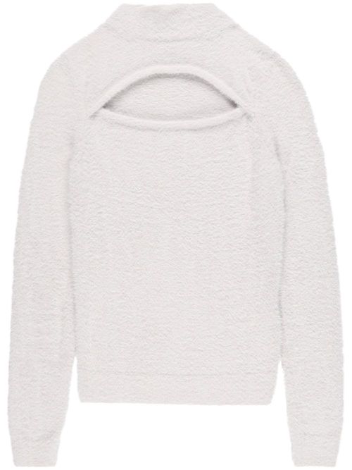 Mayers cut-out jumper - White