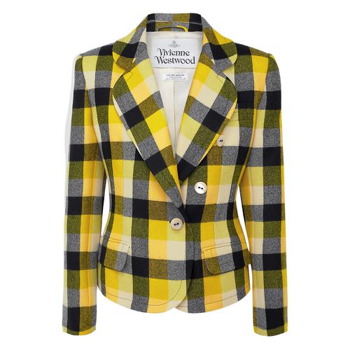 Georgia Checked Double-breasted Jacket