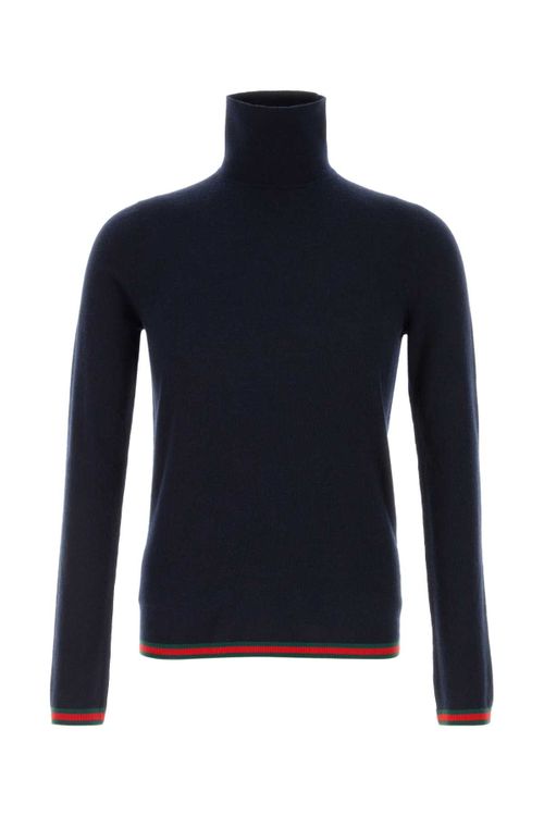 Cashmere Turtleneck Sweater — Black