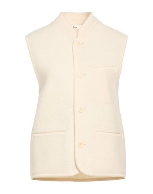 Woman Vest Off white Size L Virgin Wool