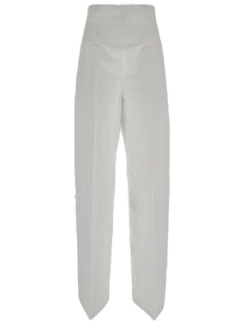 High Waist Straight Leg Trousers